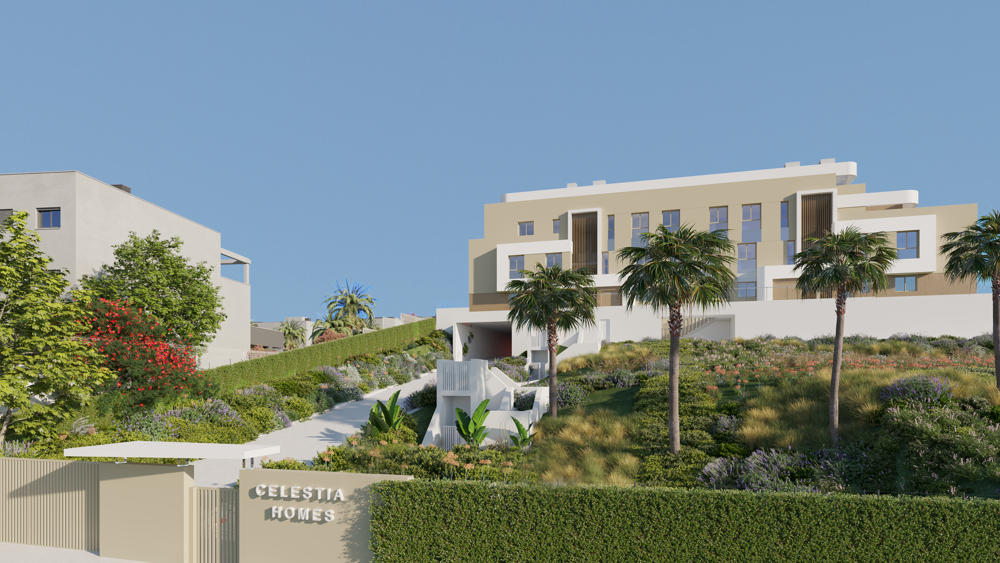 Exteriors of: Celestia Homes